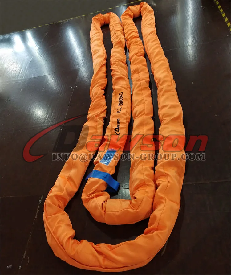 100T Heavy Duty Round Lifting Slings - Dawson Group Ltd. - China Manufacturer, Supplier, Factory
