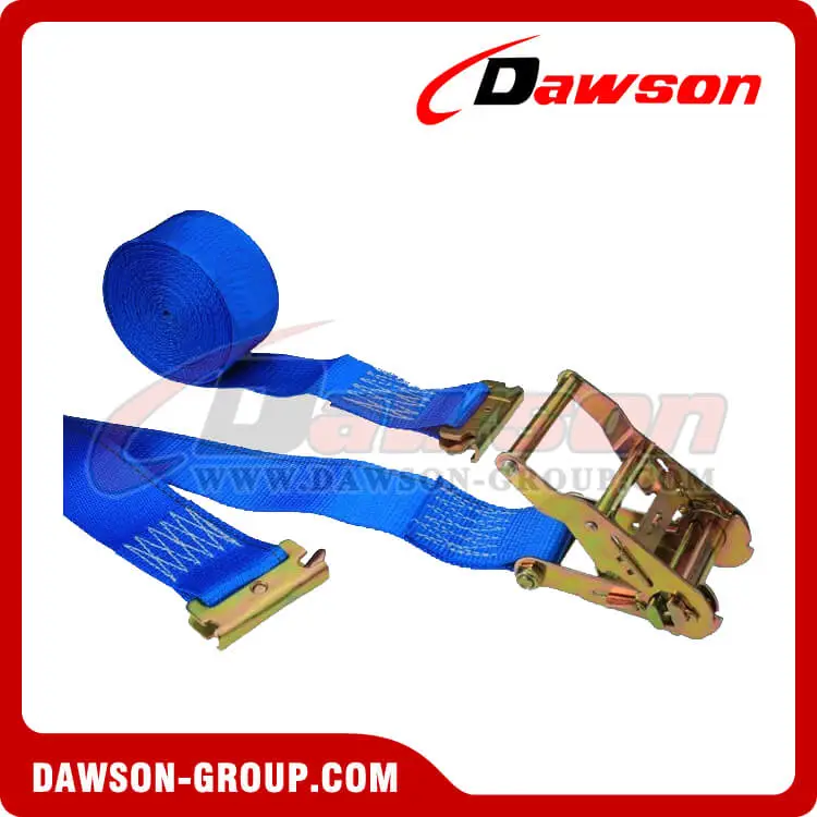 2'' x 20' BLUE E Track Ratchet Straps- china manufacturer supplier - Dawson Group