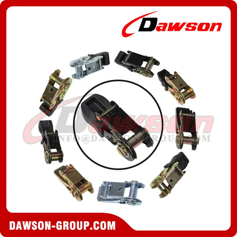 BS 800KG / 1760LBS 25MM Ratchet Buckle, 1 Inch Lashing Buckle for Cargo Strap