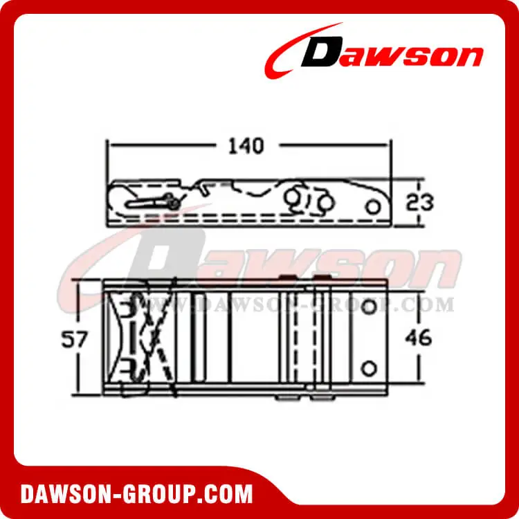DSOUB 5003 2 inch Steel Handle - Dawson Group