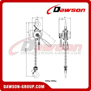 DS-HSH-DC 650 Series Lever Block for Mines