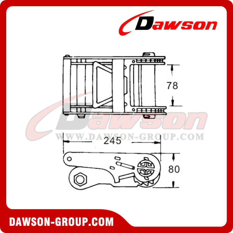 DSRB75102 Ratchet Buckle - Dawson Group Ltd. - China Manufacturer Supplier