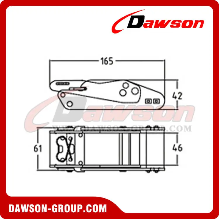 DSOUB 5002 2 inch Steel Handle - Dawson Group