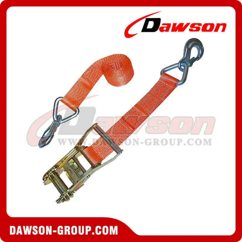 2 inch Ratchet Strap with Slip Hook Assembly
