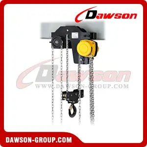 DS-YTG 1T - 10T Low Level Hand Chain Hoist Trolley, Low Headroom Hoist Trolley