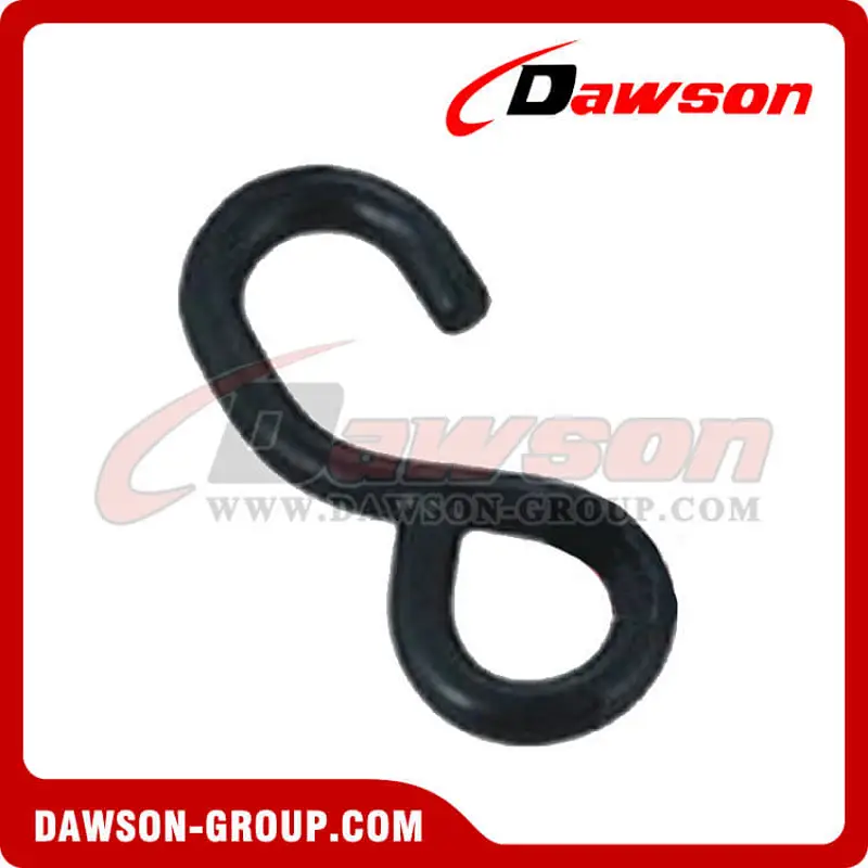 DSWHS003 BS 1600KG 3500LBS S Hook With Plastic Coating
