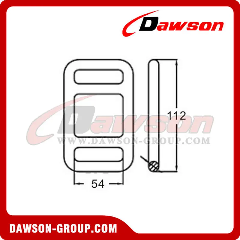 DSFMB50501 B/S 5000KG/11000LBS One Way Lashing Buckle