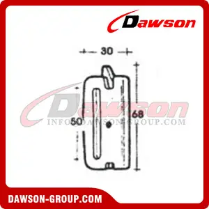 DSWH055 BS 1500KG  3300LBS 50mm Series E  A Spring Loaded Fitting