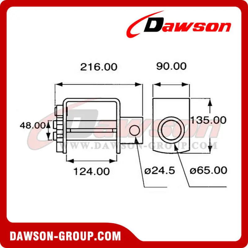 DSWN6801 High Quality Lashing Winch for Truck