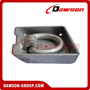 PPE-7 BS 6000kgs13200lbs Surfaced Mounted D Ring - Pan Fitting