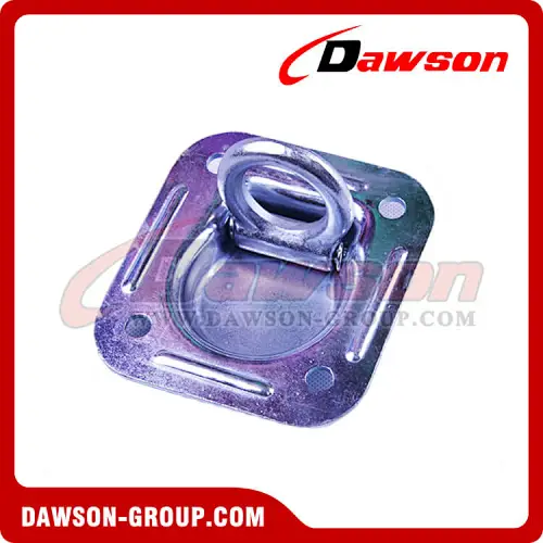BS 6000lbs/2725kg Carbon Steel Zinc Plated Truck Tie Down Lashing Ring, Trailer Lashing Ring