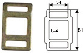 OWB3015W-1 34mm One Way Buckle - Dawson Group Ltd. - China Manufacturer, Supplier, Factory