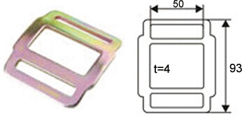 OWB5050-2 50mm One Way Buckle - Dawson Group Ltd. - China Manufacturer, Supplier, Factory