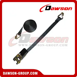 1 inch Light Duty Ratchet Strap with Wire Hooks