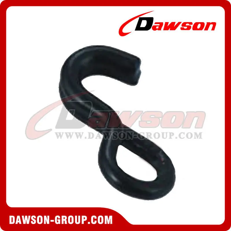DSWHS001 BS 3000KG  6600LBS Double S Hook With Plastic Coating