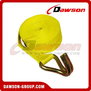 3 inch 30 feet Winch Strap with Wire Hooks