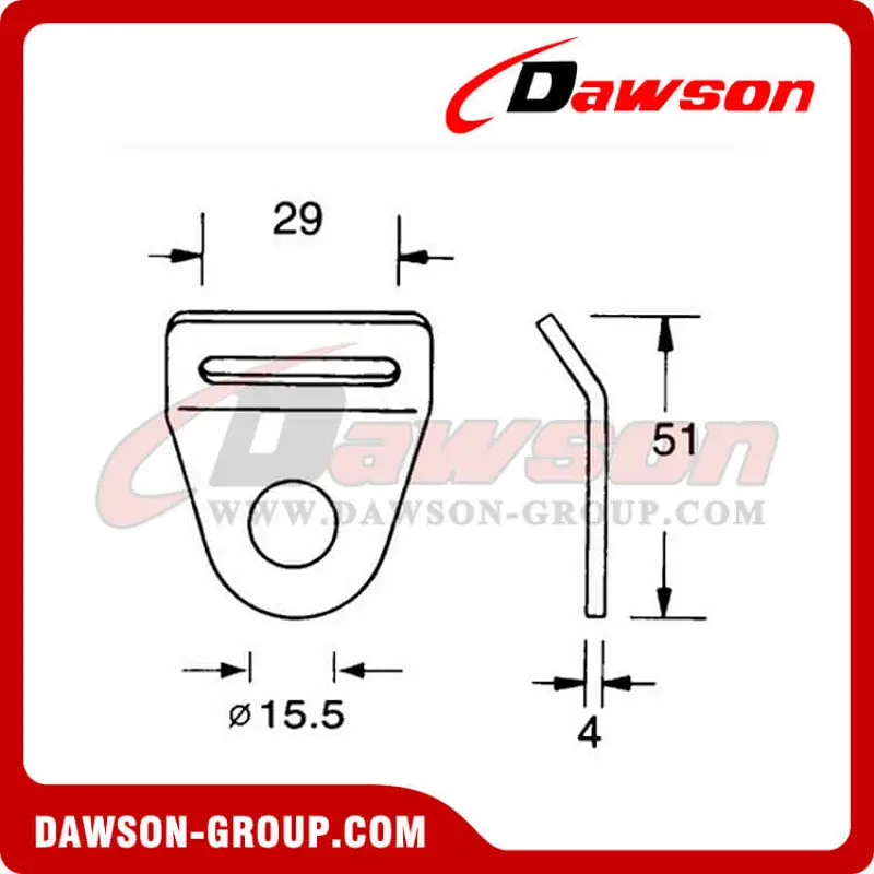 DSDR25151 B/S 1500KG/3300LBS Delta Ring