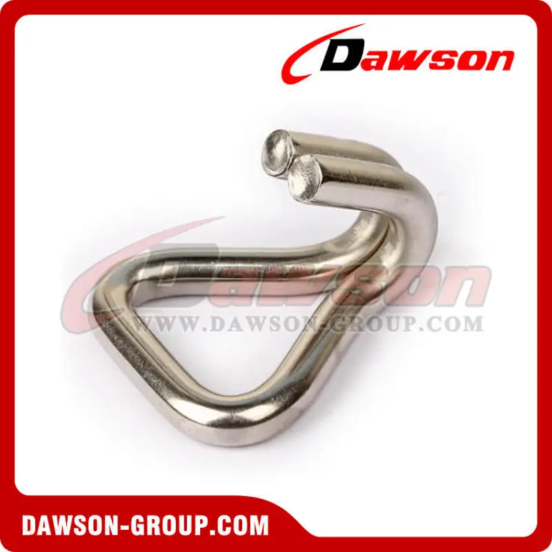 DSWH25081 BS 800KG 1760LBS Stainless Steel Double J Hooks