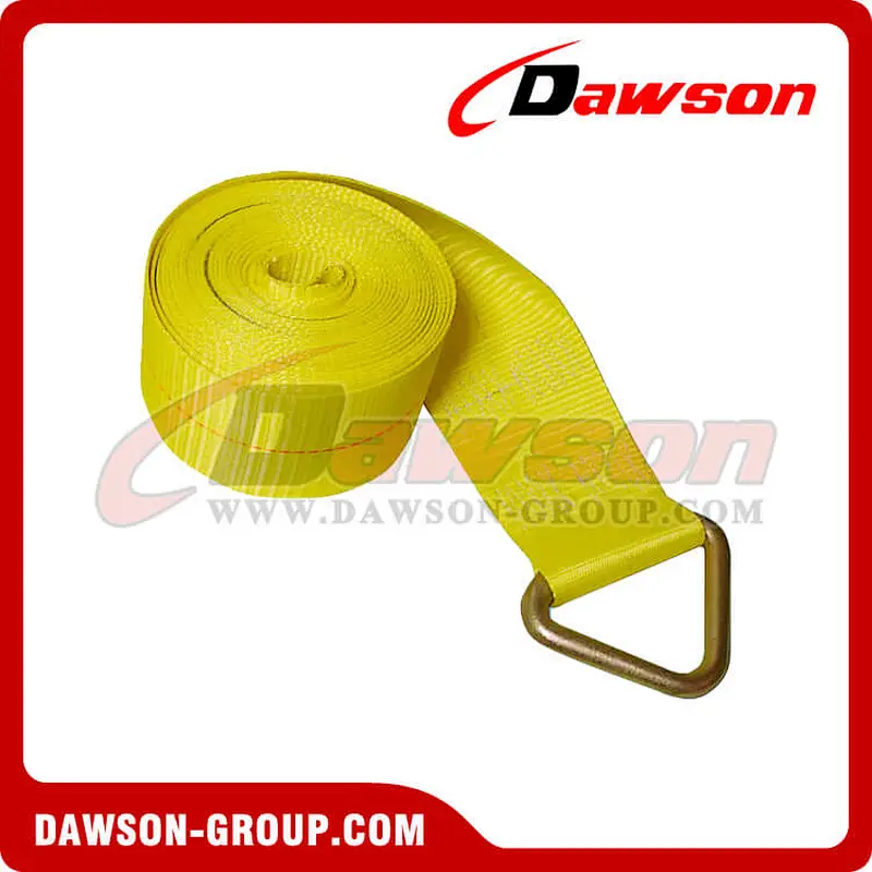 4 inch 30 feet Winch Strap with Delta Ring