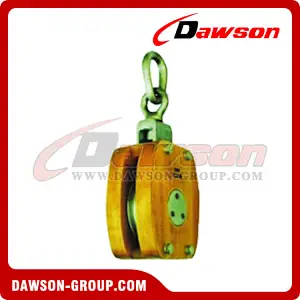 DS-B137 JIS Ship's Wooden Block Single With Link