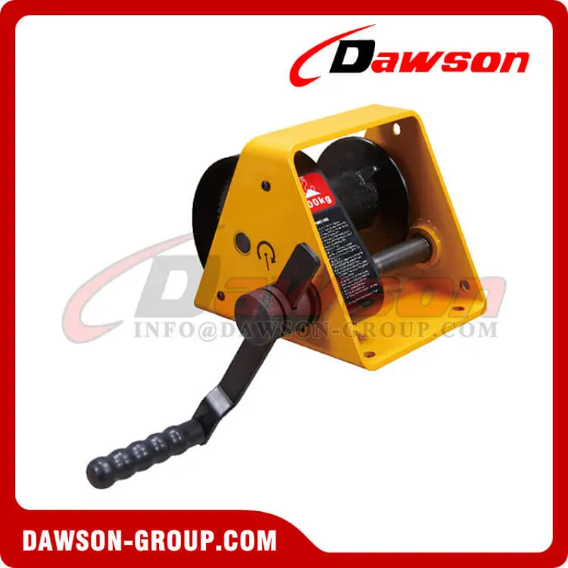 DSHW-A TYPE 250kg-1000kg Worm Gear Hand Lifting Winch with CE Certificate