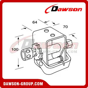 DSWN50502 Slide on Truck Winch