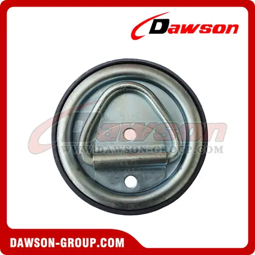 BS 545kgs/1200lbs Black Plastic Base Surfaced Mounted Ring, Zinc Plated Surfaced Mounting Ring