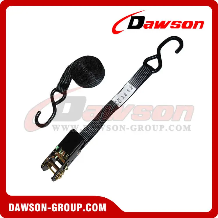 1 inch 10 feet Ratchet Strap with S-Hooks 1500 - Dawson Group LTD. - China Manufacturer, Supplier, Factory