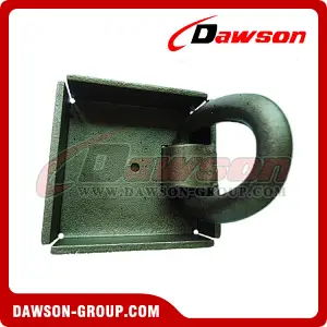 PPE-1 BS 6000kgs/13200lbs Surfaced Mounted D Ring - Pan Fitting