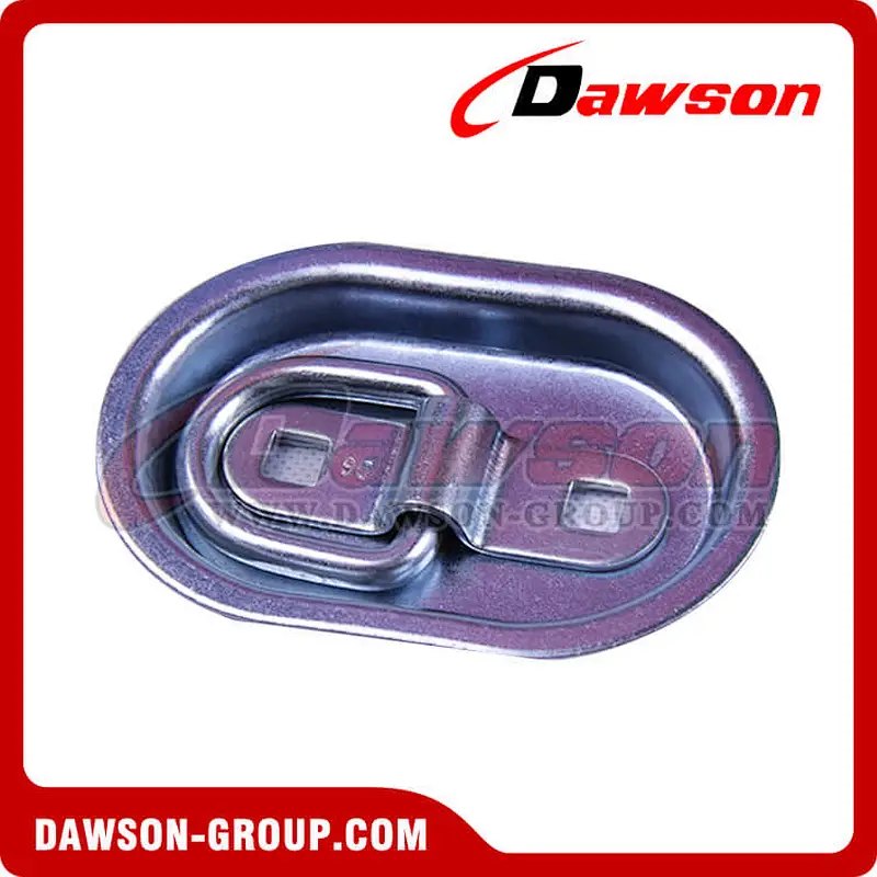 High Quality Steel Zinc Plated Surface Deck Ring Tie Down Lashing Anchor Point, Surface Mounting D Ring