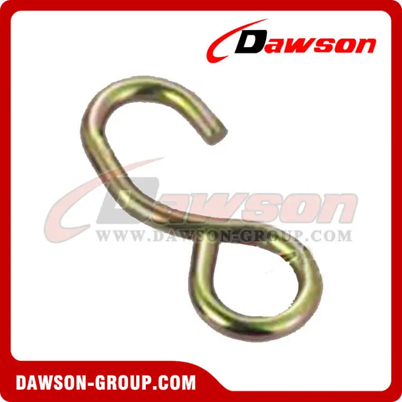 DSWHS013 BS 800KG 1750LBS S Hook With Zinc Plated