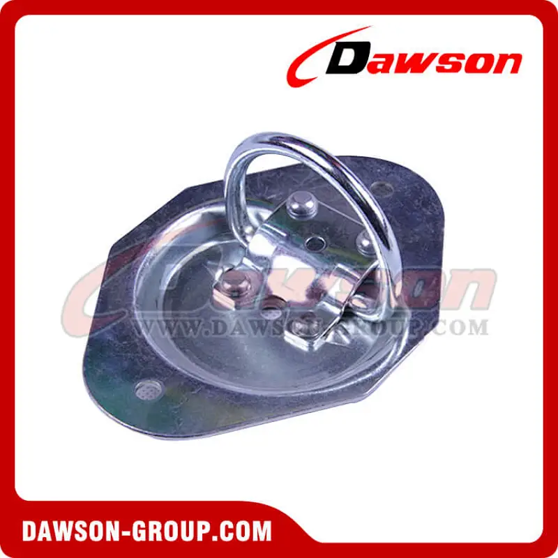 BS 544kgs/1200lbs Zinc Plated Recessed Mounting Rope Ring 1200 Lbs, Recessed Pan Fittings