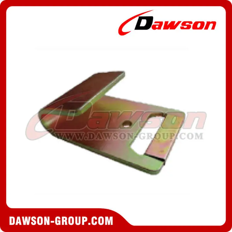 FH002 BS 4540KG10000LBS 2 inch Zinc Plated Flat Hook with Defender