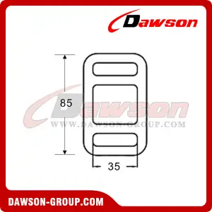 DSMB35151 B/S 1500KG/3300LBS One Way Lashing Buckle