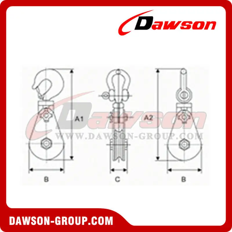 DS-B190 Heavy Duty Snatch Block