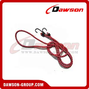 Elastic Cord With Nylon Safety S-Hooks ES-0120, Bungee Cord, Shock Cord
