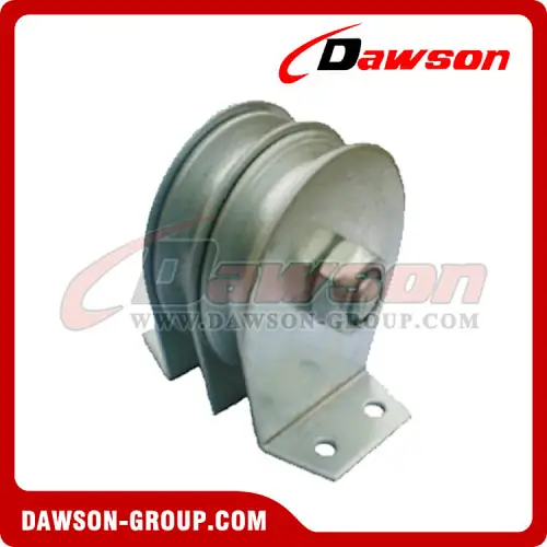 DS-B189 Flat Mount Block Double Sheave