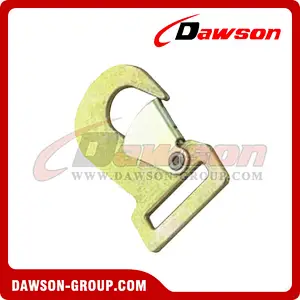 DSWH037 BS 2500KG / 5500LBS 45mm Forged Steel Metal Flat Snap Hook