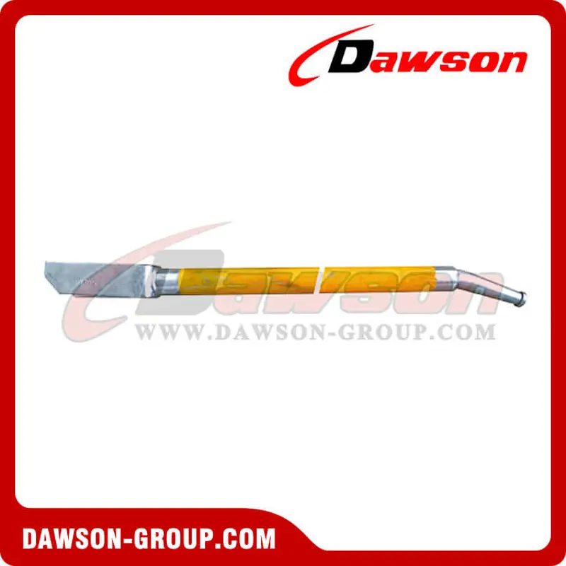 Box End Ergo Winch Bar - Mushroom Tip - Chrome - Flatbed Truck Winch Bars