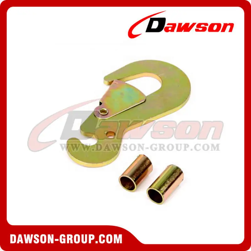 DSFHT3001 B/S3000KG/6600LBS Flat Snap Hook with Tube