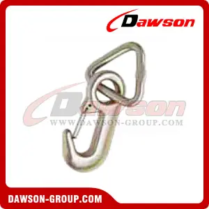 HK8-D BS 3000kgs6600lbs Forged Eye Hook with D Ring