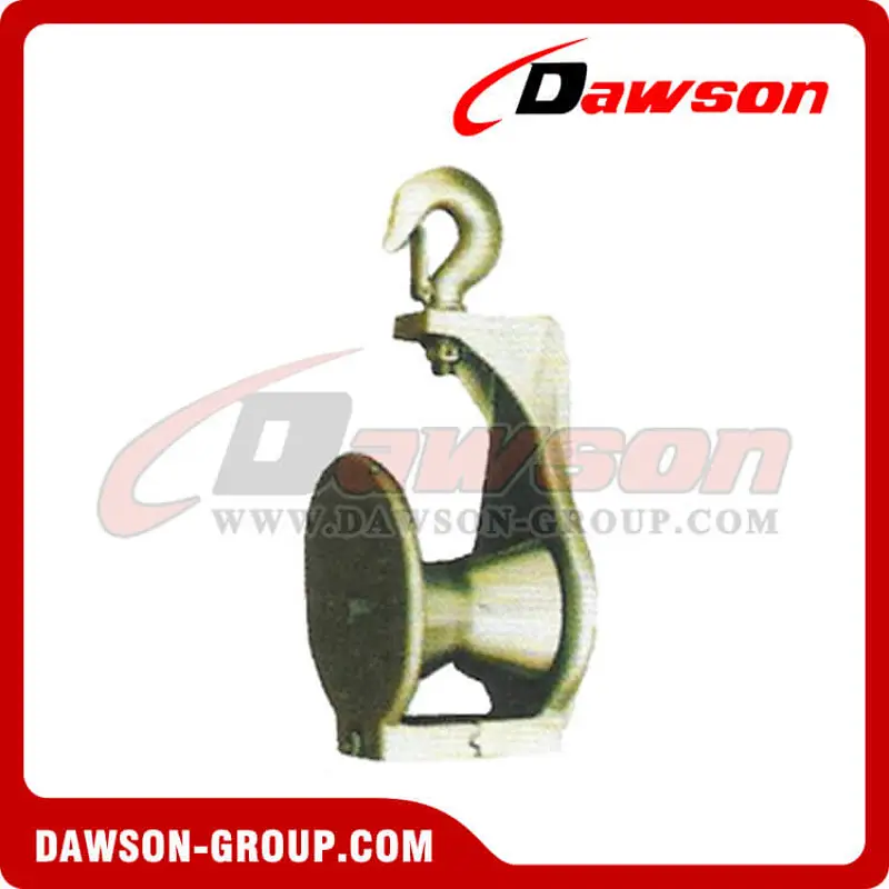 DS-B183 D Snatch Block with Hook D Type