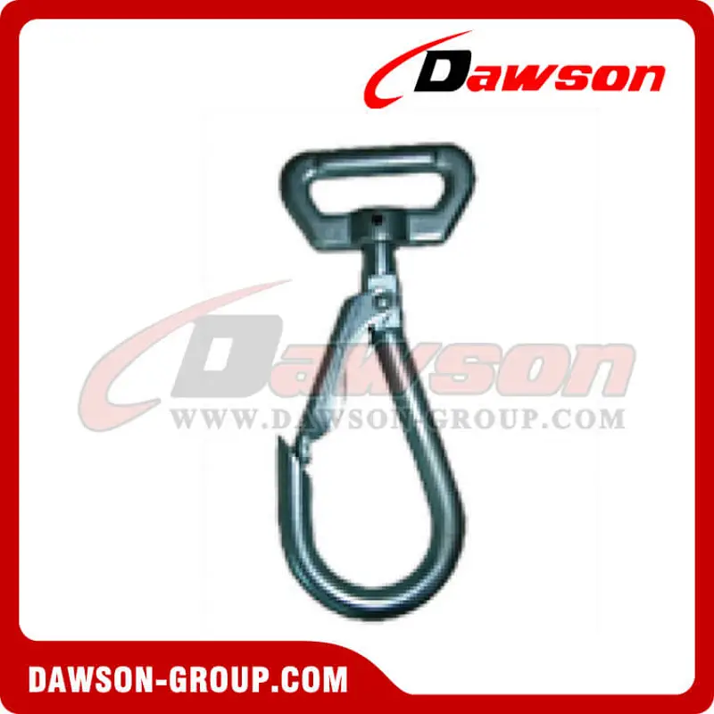 XJ-1.5 BS 1000kgs/2200lbs 1.5 inch Forged Swivel Snap Hook