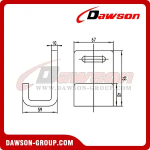 Flat Hooks - Flatbed Truck Tie Down Accessories
