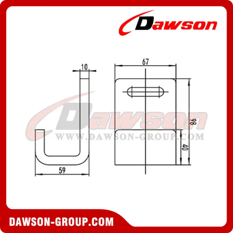 Flat Hooks - Flatbed Truck Tie Down Accessories