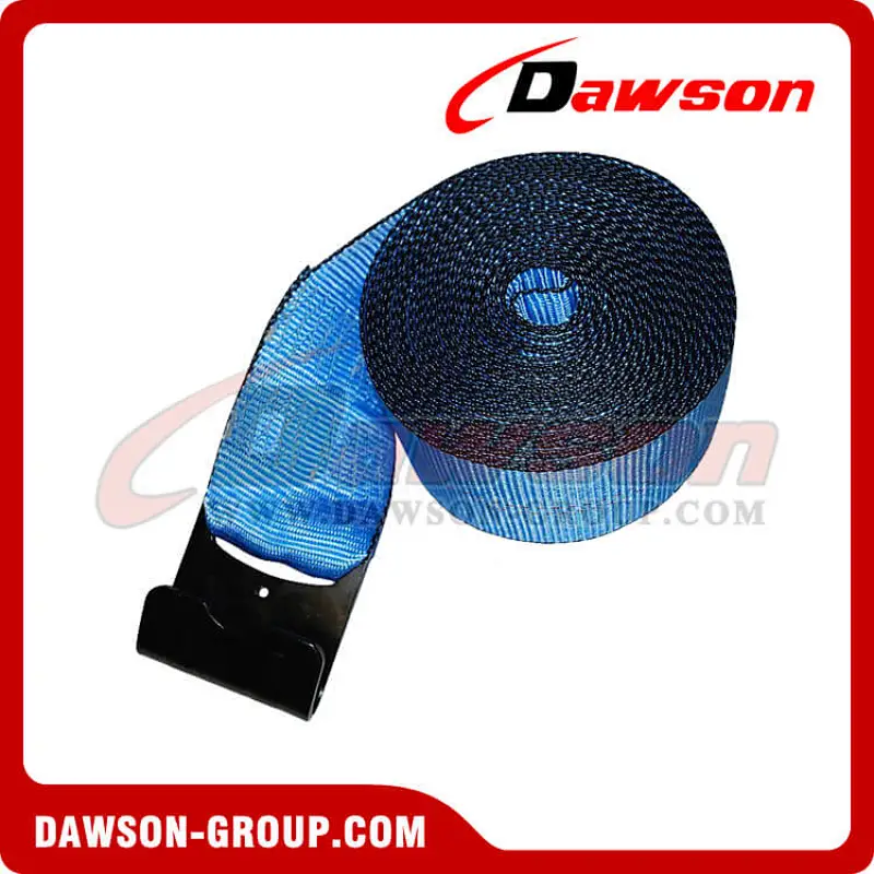 4 inch Custom Winch Strap with Flat Hook and Edge Protector