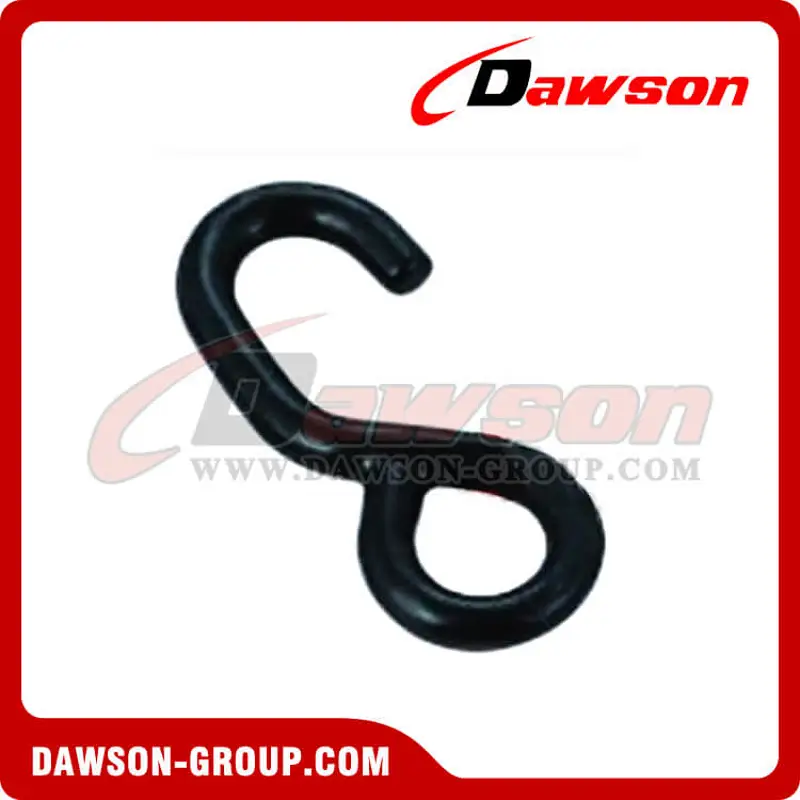 DSWHS014 BS 750KG 1650LBS S Hook With Plastic Coating