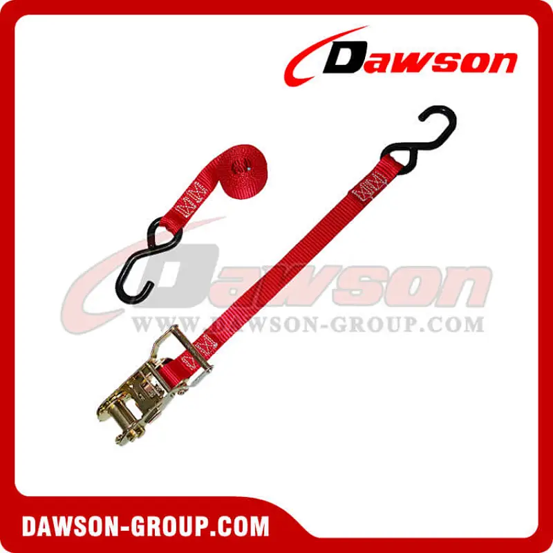 1 inch Ratchet Strap with S-Hooks