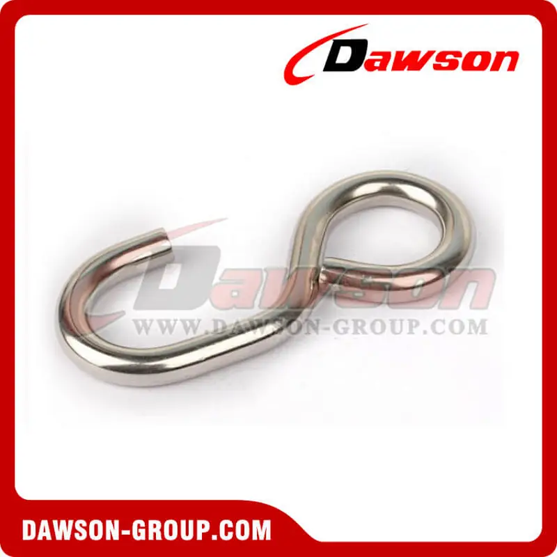 DSSH25081 BS 1500KG3300LBS Stainless Steel S Hook
