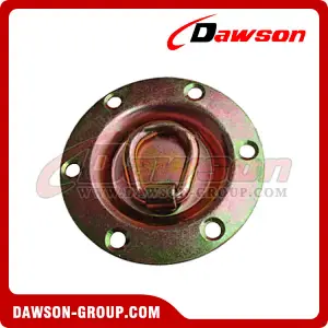 PPE-14S BS 1360kgs3000lbs Recessed Rotating Rope Ring Bolt-on or Weld-on - Pan Fitting